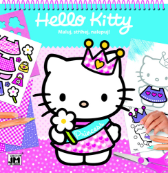 Maluj, stříhej, nalepuj Hello Kitty