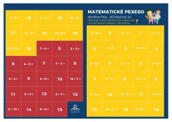 Staněk, Martin - Pexeso Matematika Sčítání v oboru do 20