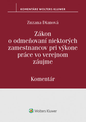 Dianová, Zuzana - Zákon o odmeňovaní niektorých zamestnancov pri výkone práce vo verejnom záujme