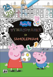 Vymaľovanky so samolepkami Peppa Pig