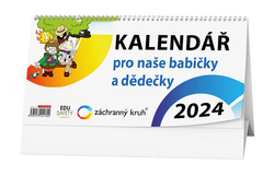 Kalendář pro naše babičky a dědečky 2024 - stolní kalendář