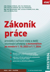 Bukovjan, Petr; Hloušková, Pavla; Košnar, Michael - Zákoník práce, prováděcí nařízení vlády a další související předpisy