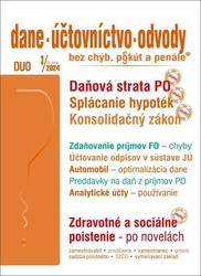 Mintál, Ján; Brnová, Miroslava; Strählová, Jarmila; Hrtánek, Ladislav; Fülöpo... - DUO 3/2024 – Dane, účtovníctvo, odvody