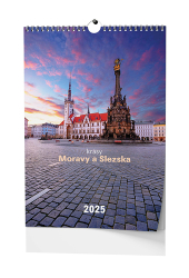 Krásy Moravy a Slezska 2025 - nástěnný kalendář