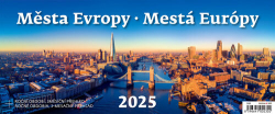 Města Evropy 2025 - stolní kalendář