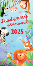 Rodinný plánovač 2025 - nástěnný kalendář