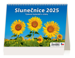 Slunečnice 2025 - stolní kalendář