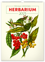 Vintage plakáty Herbář - nástěnný kalendář