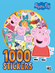 1000 samolepek v sešitu Prasátko Peppa