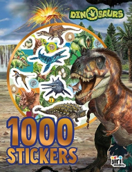 1000 samolepek v sešitu Dinosauři