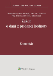 Beňo, Mojmír; Kačaljak, Matej; Vargan, Milan - Zákon o dani z pridanej hodnoty