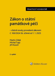 Klusoň, Jiří; Tupý, Michal; Zídek, Martin - Zákon o státní památkové péči Praktický komentář