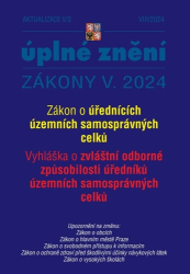 Aktualizace V/3 Zákon o úřednících územních samosprávných celků