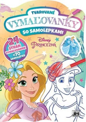 Tvarované vymaľovanky Princezné