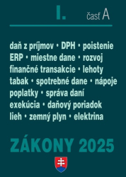 Zákony I A/2025 – daňové zákony