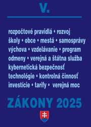 Zákony V/2025 – Štátna a verejná správa, školy a obce