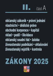 Zákony II A/2025 – Občanský zákoník