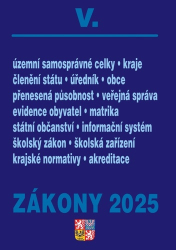 Zákony V  2025 – Veřejná správa, Školství