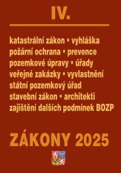 Zákony IV 2025 – stavebnictví, půda