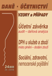 Daně, účetnictví, vzory a případy