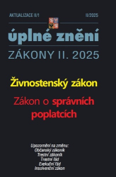 Aktualizace Živnostenský zákon