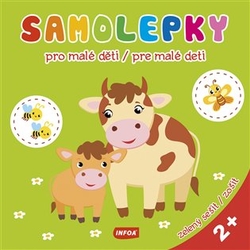 Samolepky pro malé děti - zelený sešit