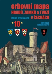 Mysliveček, Milan - Erbovní mapa hradů, zámků a tvrzí v Čechách 10