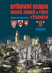 Mysliveček, Milan - Erbovní mapa hradů, zámků a tvrzí v Čechách 9