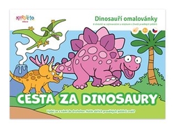 Dinosauří omalovánky - Cesta za dinosaury