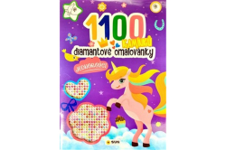 Diamantové omalovánky - JEDNOROŽCI -1100 KAMÍNKŮ